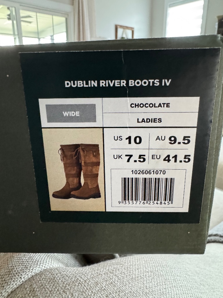 Dublin Ladies River Boots Iv  Brand New
